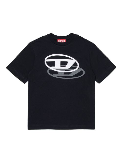 T-shirt bambino Diesel nera a manica corta DIESEL KIDS | J0260100YI9K900
